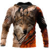 Awesome Hoodie 3D All Over Print Wolf - Hoodie, T-Shirt, Zip Hoodies, Sweatshirt ND333