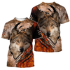 Awesome Hoodie 3D All Over Print Wolf - Hoodie, T-Shirt, Zip Hoodies, Sweatshirt ND333