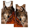 Awesome Hoodie 3D All Over Print Wolf - Hoodie, T-Shirt, Zip Hoodies, Sweatshirt ND333