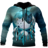 Awesome Hoodie 3D All Over Print Native American Beautiful Wolf Couple - Hoodie, T-Shirt, Zip Hoodies, Sweatshirt ND334