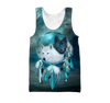 Awesome Hoodie 3D All Over Print Native American Beautiful Wolf Couple - Hoodie, T-Shirt, Zip Hoodies, Sweatshirt ND334