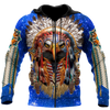 Awesome Hoodie 3D All Over Print Eagle Native American Blue Galaxy - Hoodie, T-Shirt, Zip Hoodies, Sweatshirt ND337