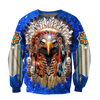 Awesome Hoodie 3D All Over Print Eagle Native American Blue Galaxy - Hoodie, T-Shirt, Zip Hoodies, Sweatshirt ND337
