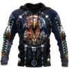 Awesome Hoodie 3D All Over Print Eagle Dreamcatcher Native American - Hoodie, T-Shirt, Zip Hoodies, Sweatshirt ND340
