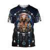 Awesome Hoodie 3D All Over Print Eagle Dreamcatcher Native American - Hoodie, T-Shirt, Zip Hoodies, Sweatshirt ND340