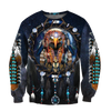 Awesome Hoodie 3D All Over Print Eagle Dreamcatcher Native American - Hoodie, T-Shirt, Zip Hoodies, Sweatshirt ND340