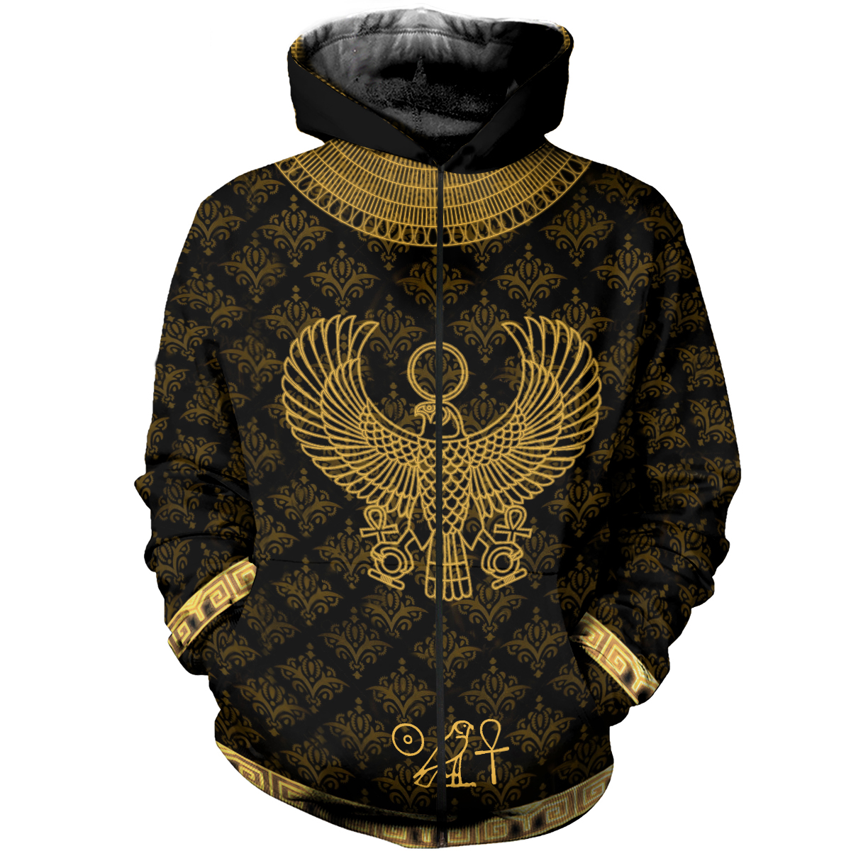 Awesome Hoodie 3D All Over Print Egyptian Horus God - Hoodie, T-Shirt, Zip Hoodies, Sweatshirt ND342