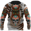 Awesome Hoodie 3D All Over Print Sugar Native Skull - Hoodie, T-Shirt, Zip Hoodies, Sweatshirt ND343