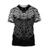 Awesome Hoodie 3D All Over Print Viking Celtic Tattoos - Hoodie, T-Shirt, Zip Hoodies, Sweatshirt ND345