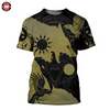 Awesome Hoodie 3D All Over Print Hati and Skoll Yellow Tattoos - Hoodie, T-Shirt, Zip Hoodies, Sweatshirt ND347