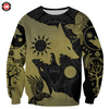 Awesome Hoodie 3D All Over Print Hati and Skoll Yellow Tattoos - Hoodie, T-Shirt, Zip Hoodies, Sweatshirt ND347