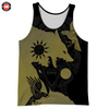 Awesome Hoodie 3D All Over Print Hati and Skoll Yellow Tattoos - Hoodie, T-Shirt, Zip Hoodies, Sweatshirt ND347