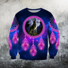 Awesome Hoodie 3D All Over Print Native Wolf - Hoodie, T-Shirt, Zip Hoodies, Sweatshirt ND354