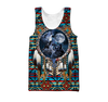 Awesome Hoodie 3D All Over Print Native Wolf - Hoodie, T-Shirt, Zip Hoodies, Sweatshirt ND355