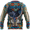 Awesome Hoodie 3D All Over Print Native Wolf - Hoodie, T-Shirt, Zip Hoodies, Sweatshirt ND355