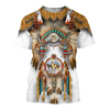 Awesome Hoodie 3D All Over Print Native Wolf - Hoodie, T-Shirt, Zip Hoodies, Sweatshirt ND357