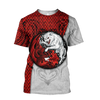 Awesome Hoodie 3D All Over Print Dragon and Wolf - Hoodie, T-Shirt, Zip Hoodies, Sweatshirt ND360