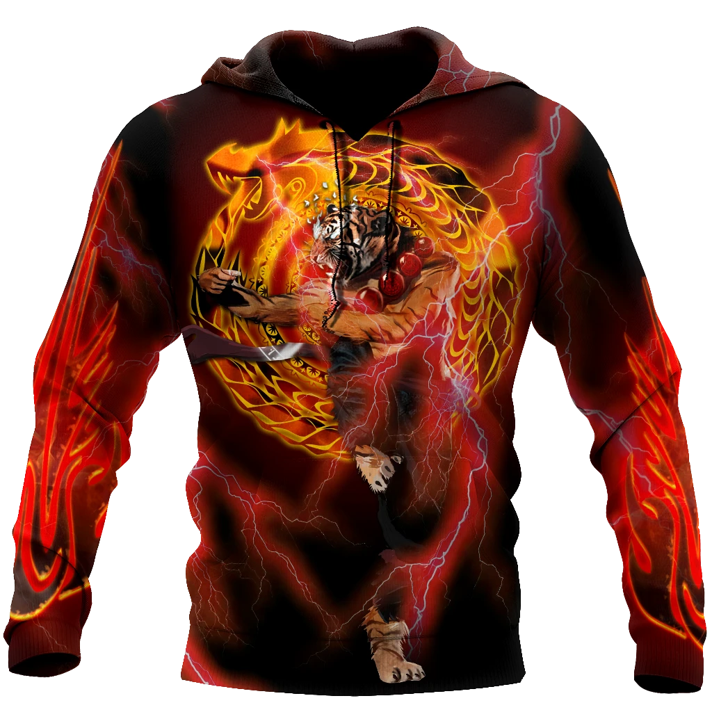 Awesome Hoodie 3D All Over Print Marital Tiger and Dragon - Hoodie, T-Shirt, Zip Hoodies, Sweatshirt ND361