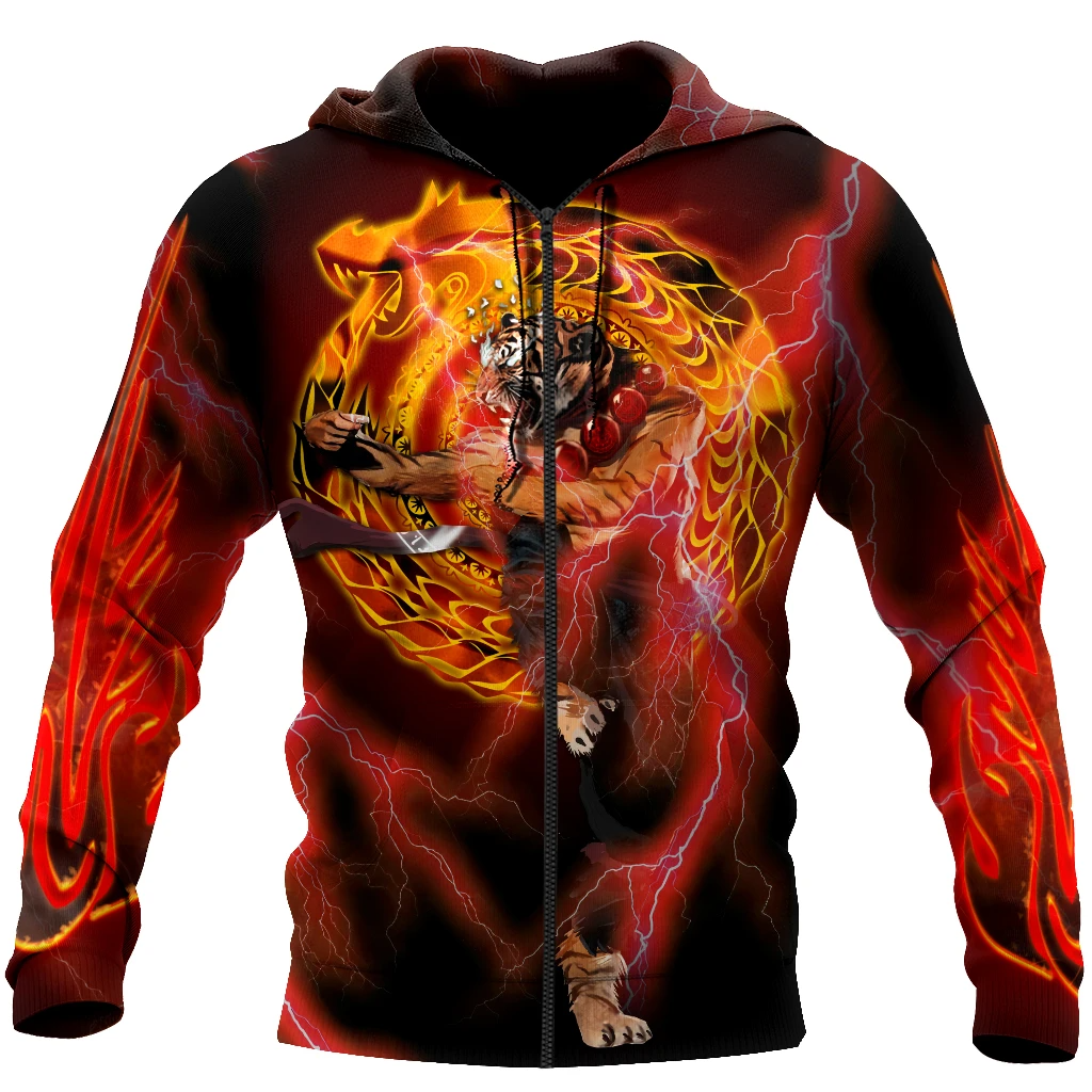 Awesome Hoodie 3D All Over Print Marital Tiger and Dragon - Hoodie, T-Shirt, Zip Hoodies, Sweatshirt ND361
