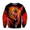 Awesome Hoodie 3D All Over Print Marital Tiger and Dragon - Hoodie, T-Shirt, Zip Hoodies, Sweatshirt ND361