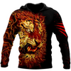 Awesome Hoodie 3D All Over Print Fire Tiger - Hoodie, T-Shirt, Zip Hoodies, Sweatshirt ND362