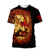 Awesome Hoodie 3D All Over Print Fire Tiger - Hoodie, T-Shirt, Zip Hoodies, Sweatshirt ND362