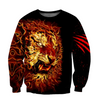 Awesome Hoodie 3D All Over Print Fire Tiger - Hoodie, T-Shirt, Zip Hoodies, Sweatshirt ND362