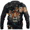 Awesome Hoodie 3D All Over Print Portrait Tiger in Nature - Hoodie, T-Shirt, Zip Hoodies, Sweatshirt ND363
