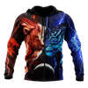 Awesome Hoodie 3D All Over Print Tiger vs Lion Galaxy Thunder - Hoodie, T-Shirt, Zip Hoodies, Sweatshirt ND364