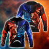Awesome Hoodie 3D All Over Print Tiger vs Lion Galaxy Thunder - Hoodie, T-Shirt, Zip Hoodies, Sweatshirt ND364