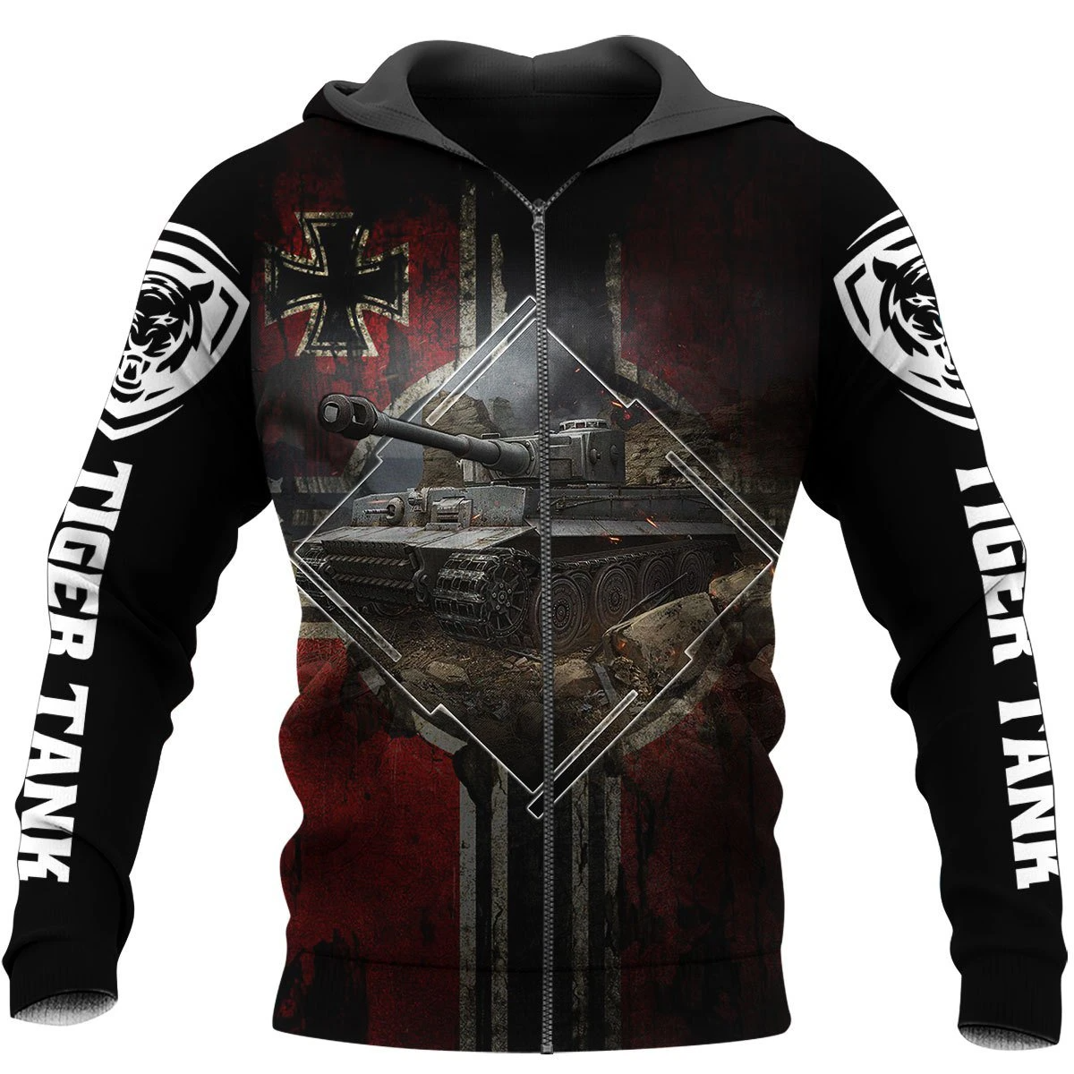 Awesome Hoodie 3D All Over Print Tiger Tank - Hoodie, T-Shirt, Zip Hoodies, Sweatshirt ND365