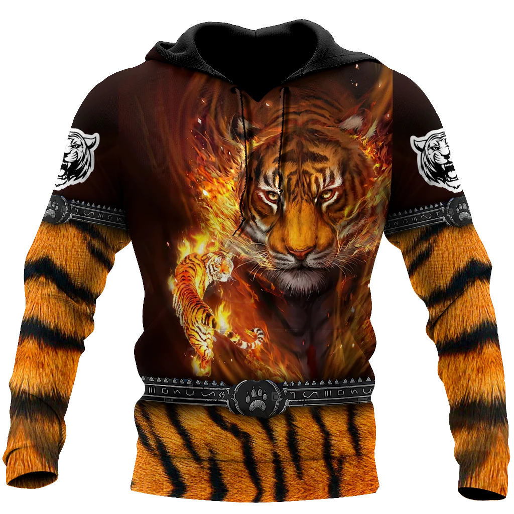 Awesome Hoodie 3D All Over Print Love Tiger - Hoodie, T-Shirt, Zip Hoodies, Sweatshirt ND366