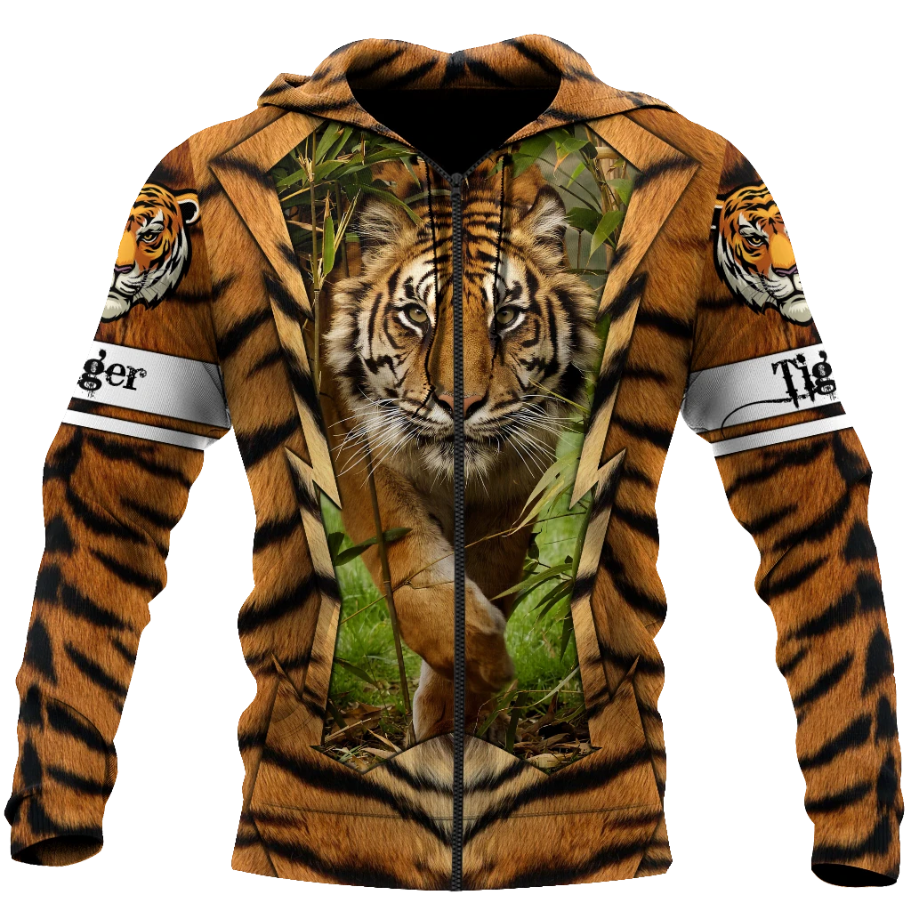 Awesome Hoodie 3D All Over Print The Tiger - Hoodie, T-Shirt, Zip Hoodies, Sweatshirt ND367