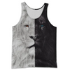 Awesome Hoodie 3D All Over Print Beautiful Black White Lion - Hoodie, T-Shirt, Zip Hoodies, Sweatshirt ND370