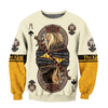 Awesome Hoodie 3D All Over Print Yellow Ace Spade Lion King Poker - Hoodie, T-Shirt, Zip Hoodies, Sweatshirt ND372