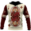 Awesome Hoodie 3D All Over Print The Queen of Wildlife Lion Poker - Hoodie, T-Shirt, Zip Hoodies, Sweatshirt ND374
