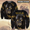 Awesome Hoodie 3D All Over Print The Lion Warrior Custom Name - Hoodie, T-Shirt, Zip Hoodies, Sweatshirt ND375