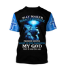 Awesome Hoodie 3D All Over Print Blue Lion - Hoodie, T-Shirt, Zip Hoodies, Sweatshirt ND378