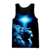 Awesome Hoodie 3D All Over Print Blue Lion - Hoodie, T-Shirt, Zip Hoodies, Sweatshirt ND378