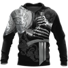 Awesome Hoodie 3D All Over Print Scottish Lion Armor - Hoodie, T-Shirt, Zip Hoodies, Sweatshirt ND379