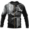 Awesome Hoodie 3D All Over Print Scottish Lion Armor - Hoodie, T-Shirt, Zip Hoodies, Sweatshirt ND379