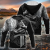Awesome Hoodie 3D All Over Print Scottish Lion Armor - Hoodie, T-Shirt, Zip Hoodies, Sweatshirt ND379