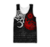 Awesome Hoodie 3D All Over Print Ragnarok Monsters Red Sköll and Hati - Hoodie, T-Shirt, Zip Hoodies, Sweatshirt ND380