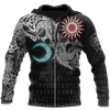 Awesome Hoodie 3D All Over Print Ragnarok Monsters Sköll and Hati - Hoodie, T-Shirt, Zip Hoodies, Sweatshirt ND381
