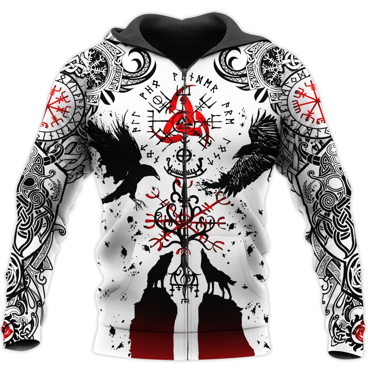 Awesome Hoodie 3D All Over Print Beautiful Vikings - Hoodie, T-Shirt, Zip Hoodies, Sweatshirt ND382