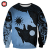Awesome Hoodie 3D All Over Print Skoll and Hati Limited Blue Version - Hoodie, T-Shirt, Zip Hoodies, Sweatshirt ND383