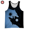 Awesome Hoodie 3D All Over Print Skoll and Hati Limited Blue Version - Hoodie, T-Shirt, Zip Hoodies, Sweatshirt ND383