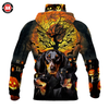 Awesome Hoodie 3D All Over Print Halloween Dachshund Dog - Hoodie &amp; Zip Hoodies With Gaiter ND432