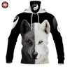 Awesome Hoodie 3D All Over Print Wolf - Hoodie &amp; Zip Hoodies With Gaiter ND438