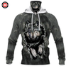 Awesome Hoodie 3D All Over Print The Wolf - Hoodie &amp; Zip Hoodies With Gaiter ND440